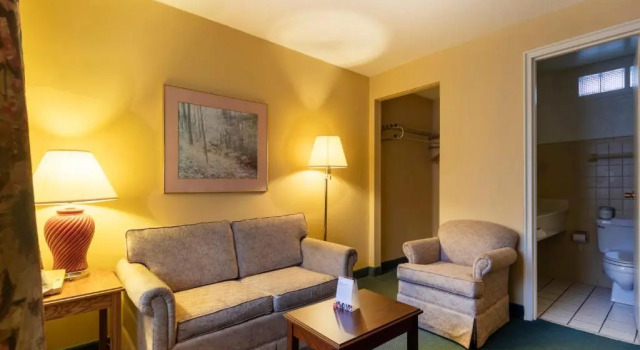 2 soveværelser i suite Mansion View Inn Springfield