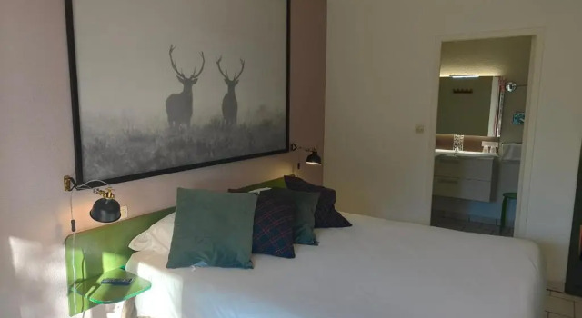Номер Standard с видом на сад Hotel Restaurant Le Vieux Fusil
