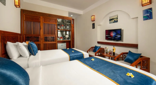 Двухместный номер Superior с балконом Hoi An Riverside Villas & Apartments