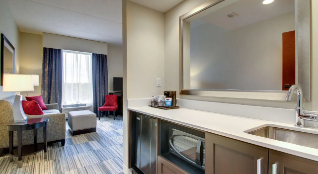 Двухместная студия Hampton Inn & Suites Greenville Airport