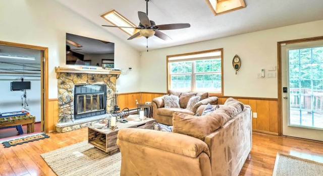 Walk to Wolf Run Lake: Cottage w/ Furnished Deck