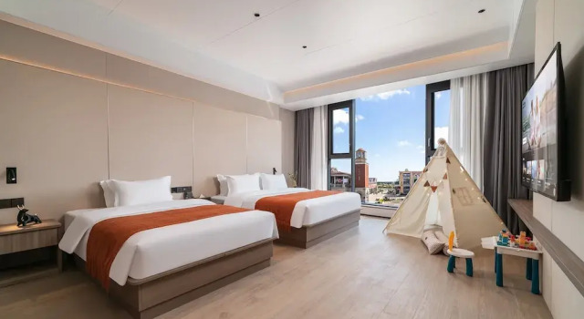 Standard Doppel Familie Zimmer mit Stadtblick Ruiyue Resort Hotel