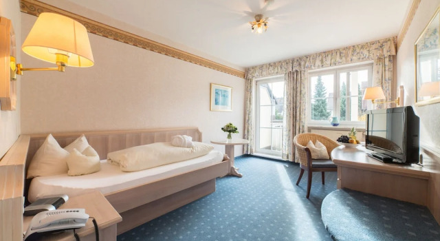 Одноместный номер Superior с балконом Hotel Bayernwinkel - Yoga & Ayurveda