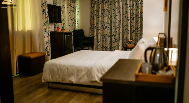 Двухместный номер Executive с видом на пирамиды и джакузи Pyramid Edge Hotel & Exclusive Pyramids View Rooftop