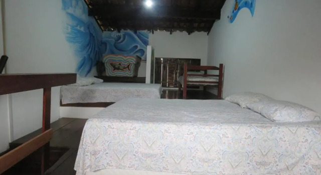 Шале с балконом Aldeia Itamambuca Chalé Camping Ubatuba