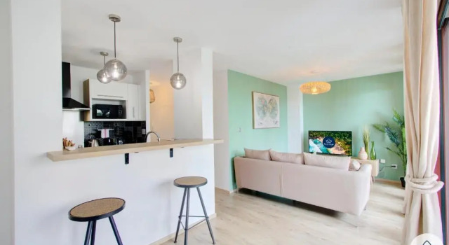 Апартаменты T2 - Vert d’O - 42 m2 - Rénové - 5mn aéroport – Ste-Clotilde
