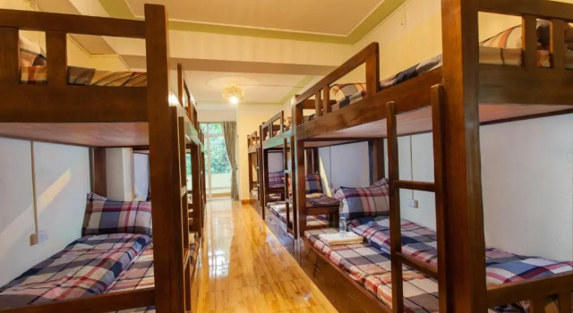 Кровать в общем номере Sapa Hidden Gem Hotel & Spa