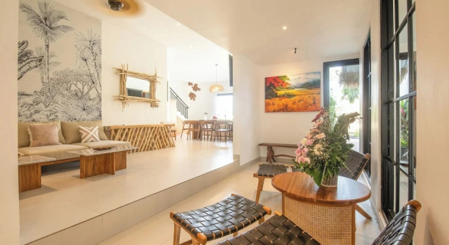 Коттедж 4 Bd Seminyak Retreat + Rice Fields 4mins to Beach