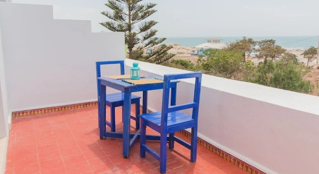 Номер Standard с балконом и с видом на море Auberge du Marabout