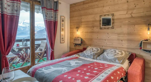 Studio Cosy coin-nuit proche centre - Vue splendide, Забронировать Апартаменты/квартира Отели Сен-Жерве-Ле-Бэн с парковкой, рядом с Гондольный подъемник Сен-Жерве-Бетте, Парковка