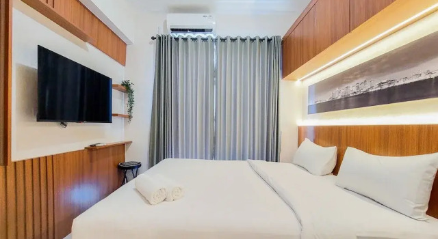 Fully Furnished And Simply Studio At Sky House Bsd Apartment, Book Apartment Legok West Java