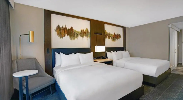 Четырёхместный номер Standard с балконом Hilton Peachtree City Atlanta Hotel & Conference Center