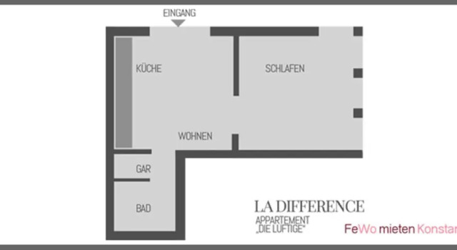Студия Standard Konstanzer Ferienwohnungen
