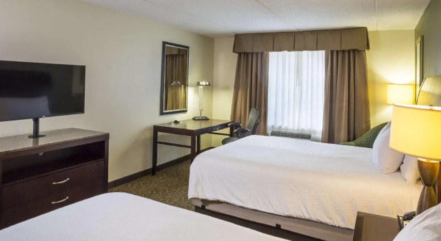 Четырёхместный номер Standard Hilton Garden Inn Hampton Coliseum Central