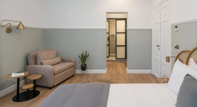 Апартаменты c 1 комнатой с балконом The Anthemion House
