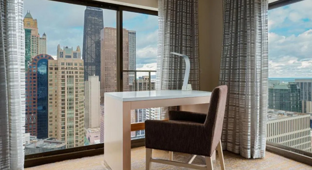 Двухместный номер Guest с видом на город Chicago Marriott Downtown Magnificent Mile