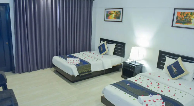 Двухместный номер Deluxe с балконом Dinata Angkor Boutique Hotel