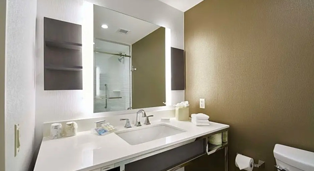 Двухместный люкс клубный c 1 комнатой Hilton Garden Inn Roslyn