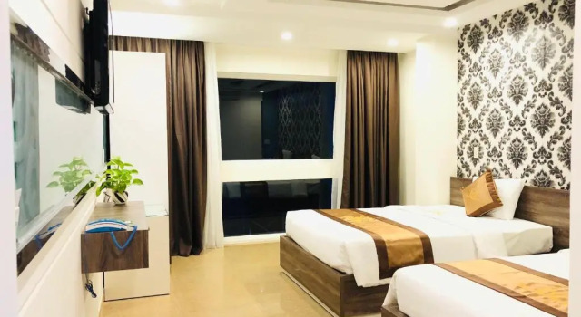 Двухместный номер Deluxe с видом на город Nice Hue Hotel