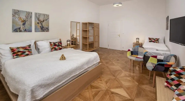 Апартаменты Deluxe с видом на город Unesco Prague Apartments