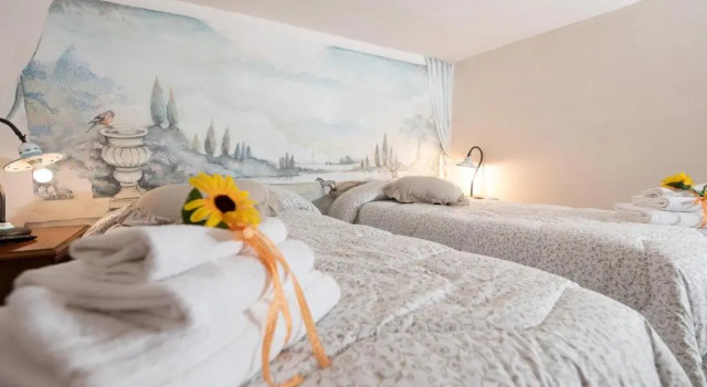 Апартаменты с видом на бассейн Agriturismo Selvella