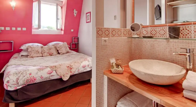 Люкс Standard La Villa Roseraie , Hôtel Familial OUVERT TOUTE LANNEE