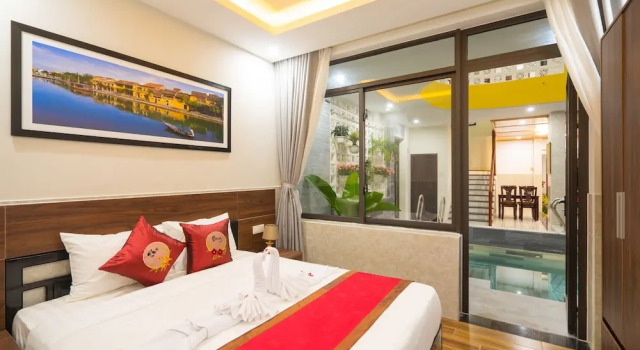 Семейный номер Standard с красивым видом из окна The Lit Villa Hoi An