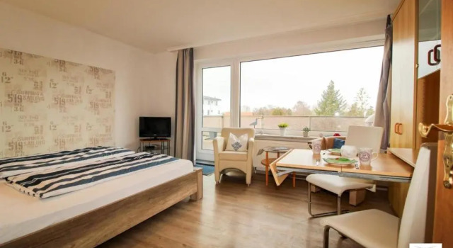 Апартаменты Haus Elbe Döse Wohnung 16