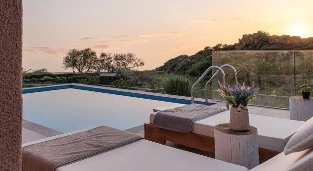 Вилла с 2 комнатами с видом на море LemnosThea Luxury Villas