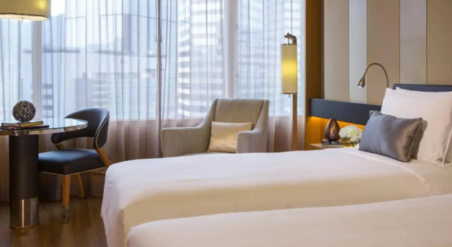 Standardowy dwuosobowy pokój z widokiem na ogród Renaissance Harbour View Hotel Hong Kong