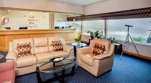 Clarion Inn Surfrider Resort, Забронировать Курортный отель Линкольн Бич Орегонское побережье