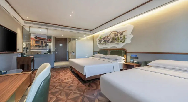 Трёхместный семейный номер Standard Nostalgia S Hotel(Tianjin Jinwan Plaza）