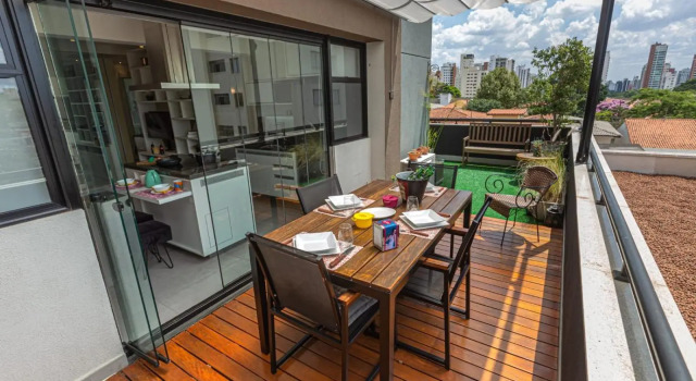 Easy Star - Studio com Garden Encantador ao lado de Congonhas - DF01H, Забронировать Отель Сан-Пауло штат Сан-Паулу