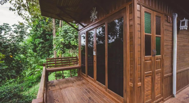 Двухместный номер Deluxe с балконом River View Resort At Chaewlan