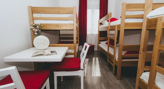 Кровать в общем номере Hostel Globo