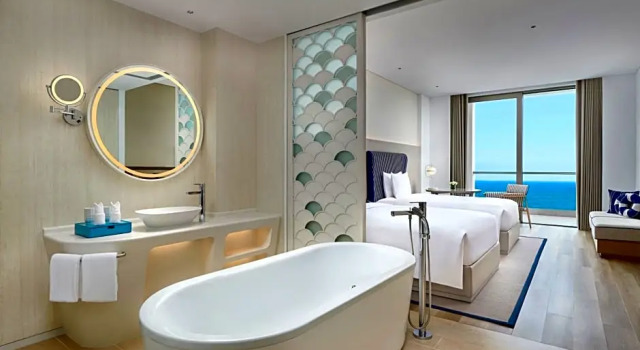 Номер Premium с видом на океан The Mermoon Resort Hainan Tufu Bay, Tapestry By Hilton