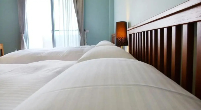 Camera quadrupla Comfort con parziale vista sull'oceano Down-Home Hotel