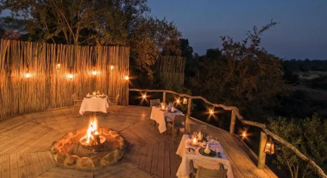 Simbambili Game Lodge, Prenota Hotel Hotel a Limpopo con parcheggio, Parcheggio