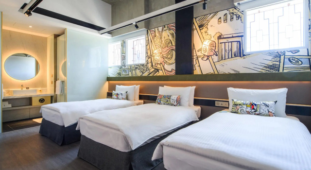 Трёхместный номер Superior Cosmos Hotel Huashan Town
