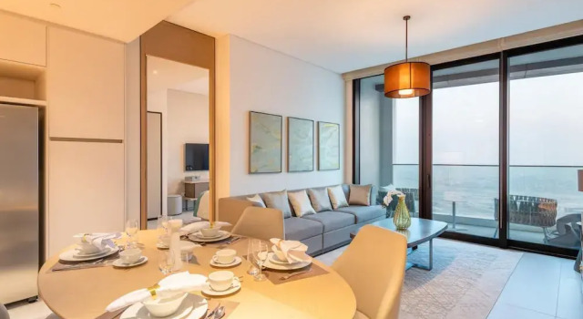 Апартаменты Luxury Marina View Apartment in Address JBR