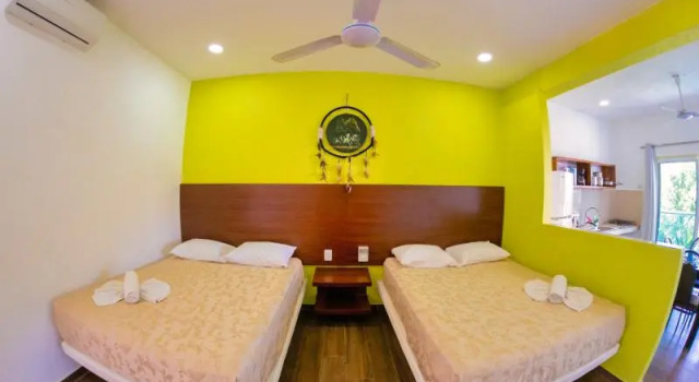 Шестиместный номер Standard с балконом Hotel Rega Suites Guayabitos - Family & Kitchen