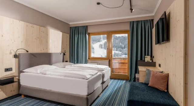 Двухместный номер Comfort с балконом и с видом на горы Ferienalm Panorama Apartments