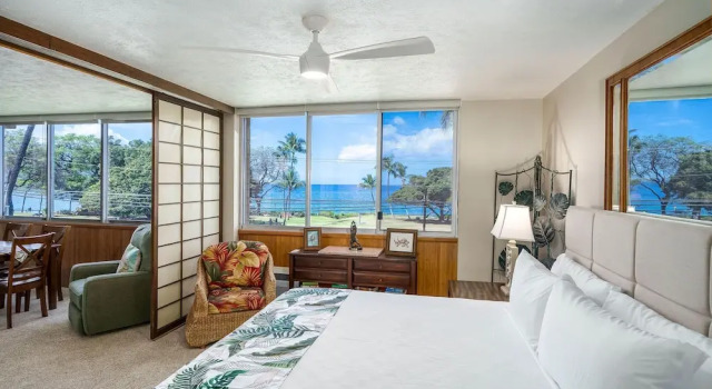 Haleakala Shores A-302 - Stunning Ocean Views, Beautiful Renovation, Wi-fi, & AC, Забронировать Апартаменты/квартира Уэйлея Мауи
