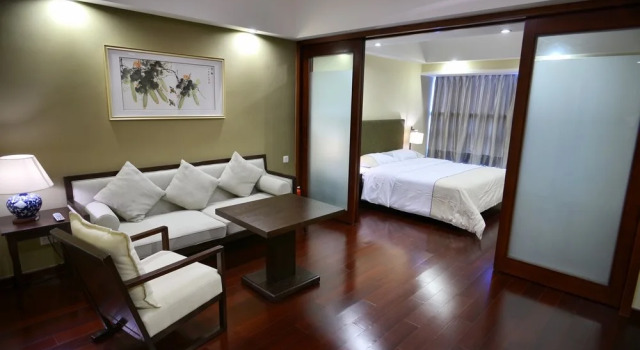 Guangzhou Zhanhong Weizhou Hotel Apartment, Rezervasyon Daire Guangdong otoparklı oteller, Otopark