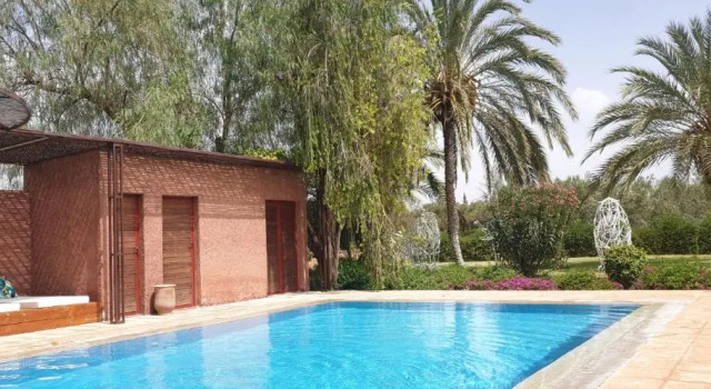 Very Chic Private Villa With Garden And Pool, Забронировать Вилла Отели Марракеш-Тенсифт-Эль-Хауз с бассейном, Бассейн