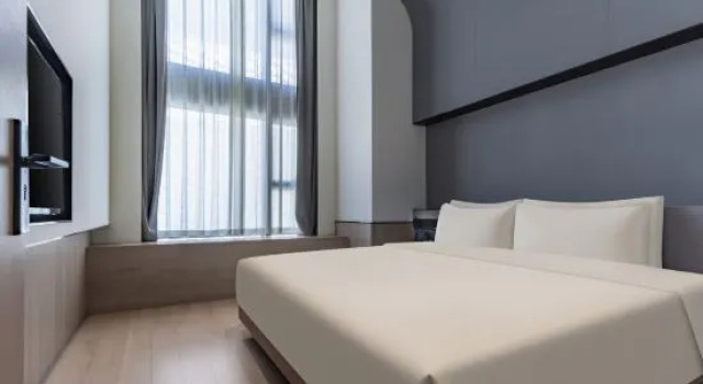 Двухместный люкс Deluxe с видом на город Atour S Hotel Aegean Sea Shanghai Hongqiao Center- Free Iced Americano