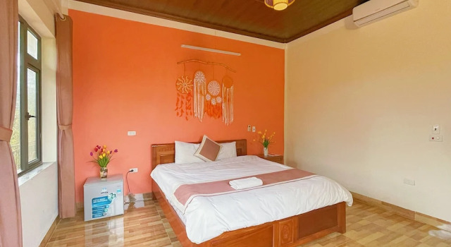 Двухместный номер Deluxe с балконом Sunny Trang An homestay