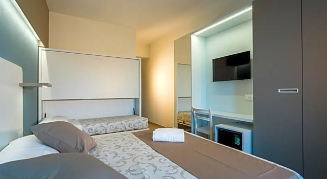 Четырёхместный номер Standard с видом на сад Hotel Relax Family & Spa