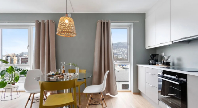 Апартаменты с 3 комнатами BJØRVIKA APARTMENTS, Damsgård Area, Bergen city center