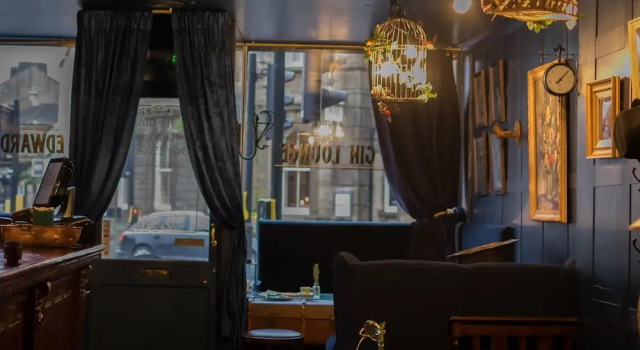 Gin Lounge Rooms, Boek Pension Ilkley West Yorkshire